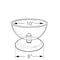 Azar Displays 10" Single Bowl Counter Display 720010 - alternate 2
